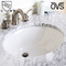 楕円形の形のUndermountの浴室の流しの良い耐火粘土の構造の一つの洗面器