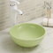 陶磁器の平らな洗面器の旧式な浴室の容器はマット色の芸術の洗面器のスタイルを作る