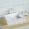 滑らかなカウンター トップの浴室の流しの絶妙で、強い製陶術の長方形の洗面器の設計