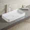 白いカウンター トップの浴室の流し700mmの300mm陶磁器の長方形の容器の洗面器