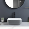 無孔の表面のカウンター トップの浴室の流しの対称の正方形の洗面器